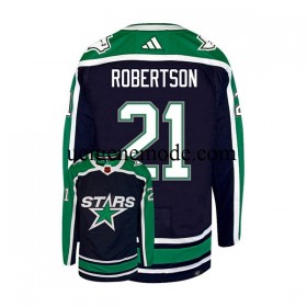 Herren Dallas Stars Eishockey Trikot JASON ROBERTSON 21 Adidas 2022-2023 Reverse Retro Schwarz Authentic